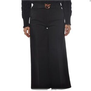PINKO wide leg black trouser Size 10